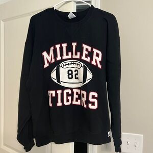 Black high school crewneck